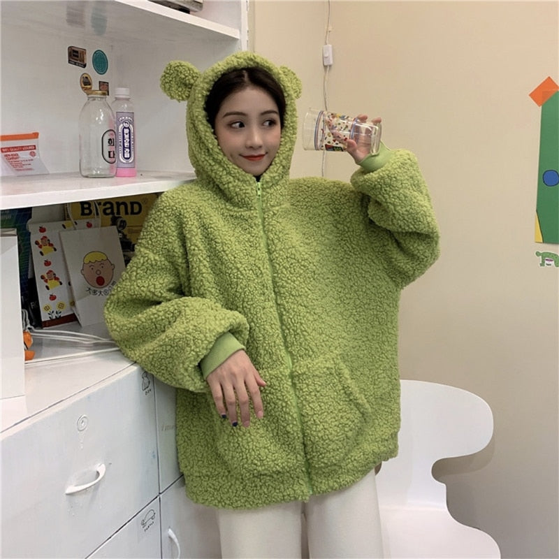 Kawaii Cozy Frog Hoodie