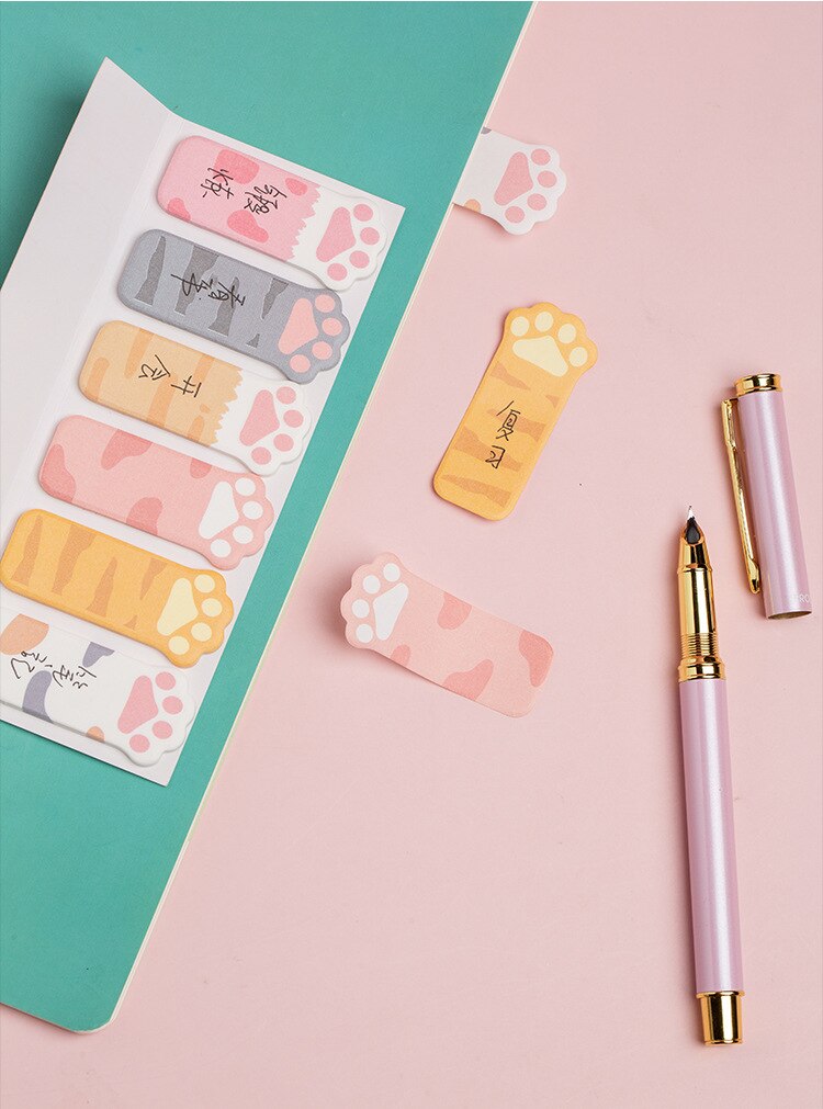 Cute Cat Paw Sticky Notes
