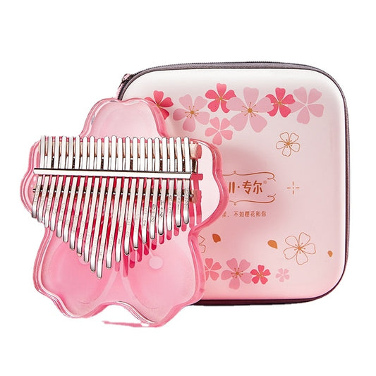 Kawaii Cherry Blossom Kalimba With Case