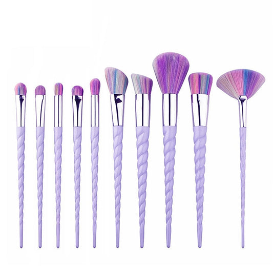 Kawaii Unicorn Makeup Brushes