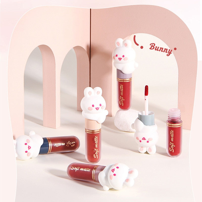Kawaii Makeup Bunny Matte Lip Glosses