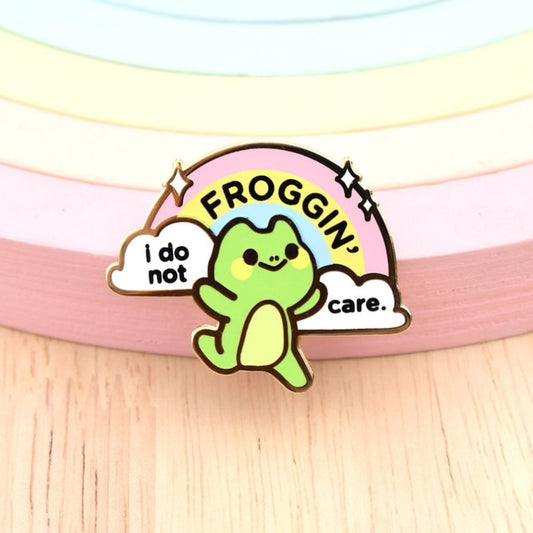 Kawaii Frog Enamel Pins