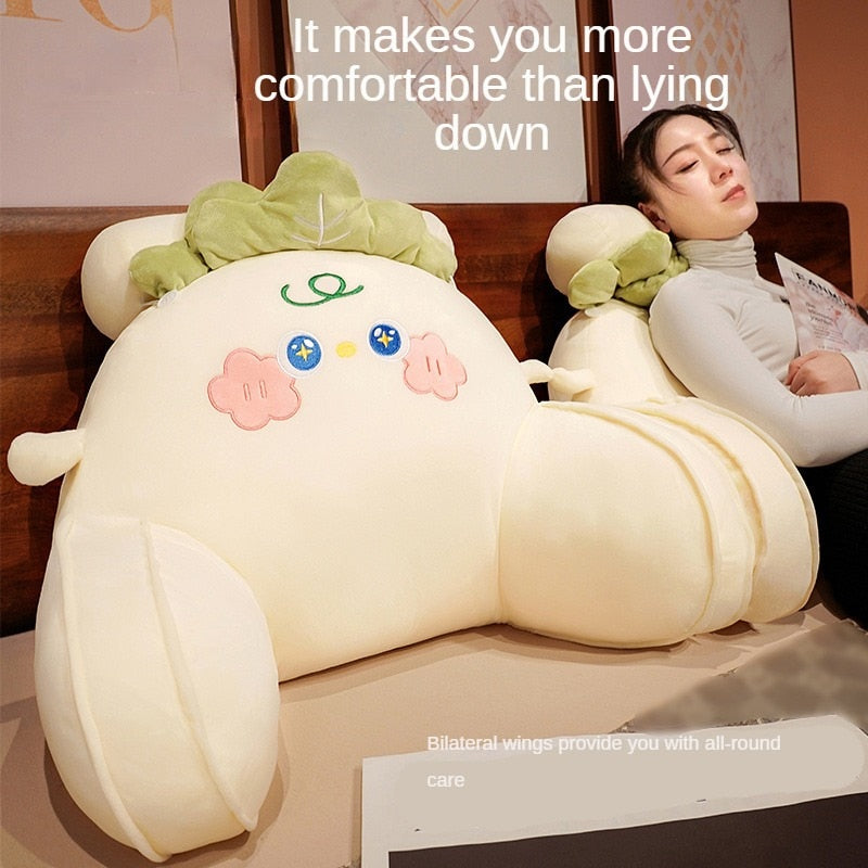 Kawaii Cabbage Reading Pillow