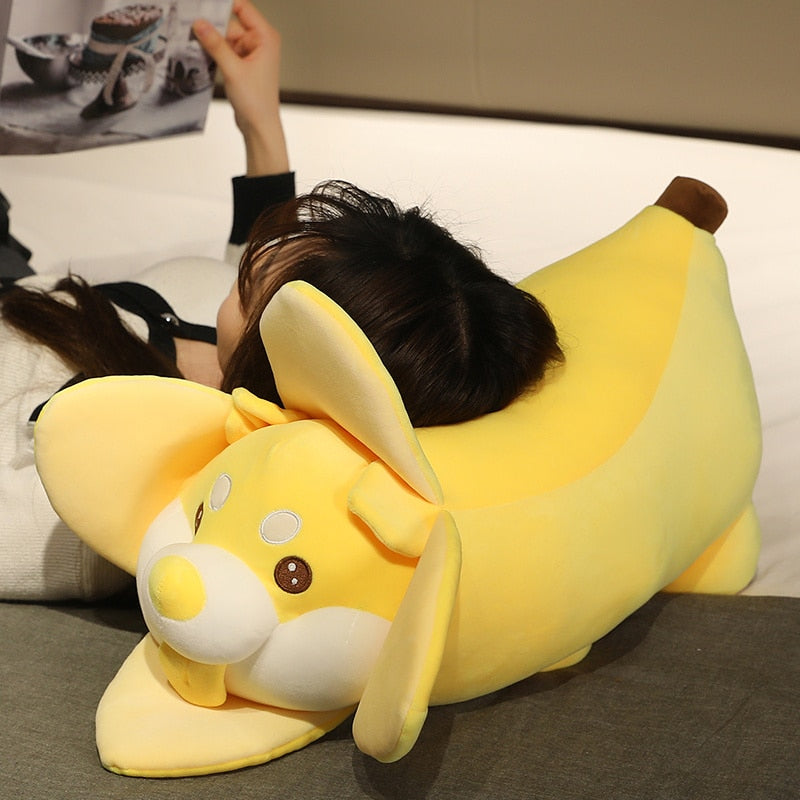 Kawaii Banana Shiba Inu Plushie