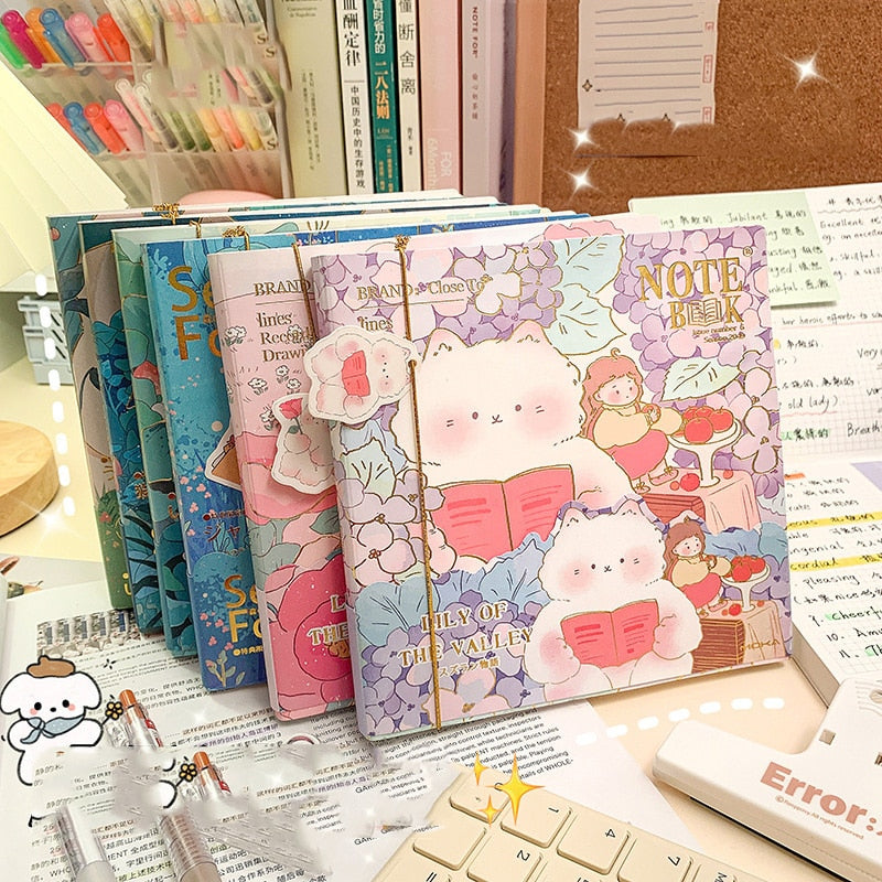 Korean Notebook Aesthetic Notebook for School Anime -  Israel