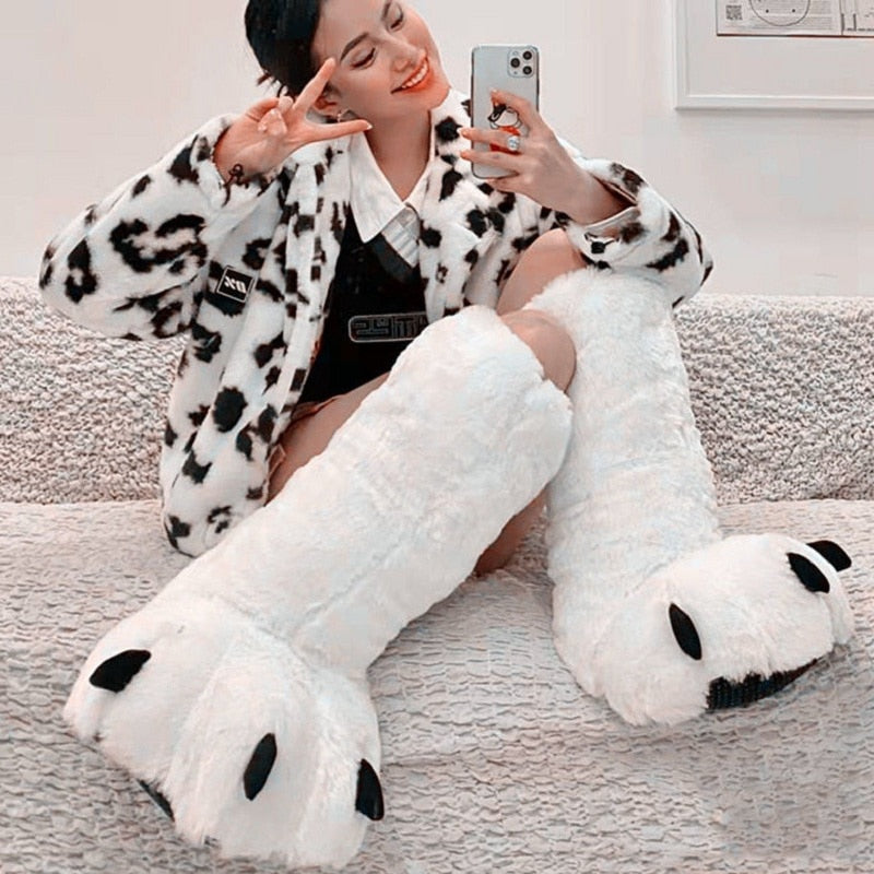 Kawaii Bear Feet Indoor Boots