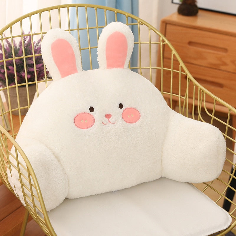 Kawaii White Bunny Cushion