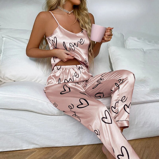 Kawaii Pink Heart Pajamas