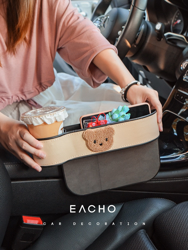 Kawaii Car Seat Storage Box Installation