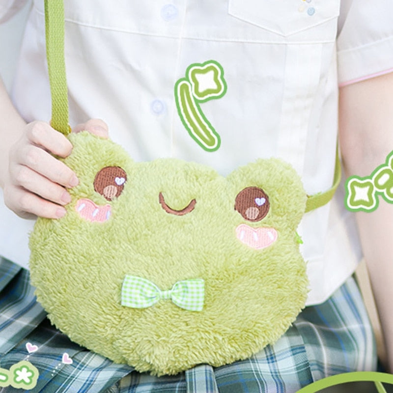 Kawaii Cute Frog Crossbody Bag
