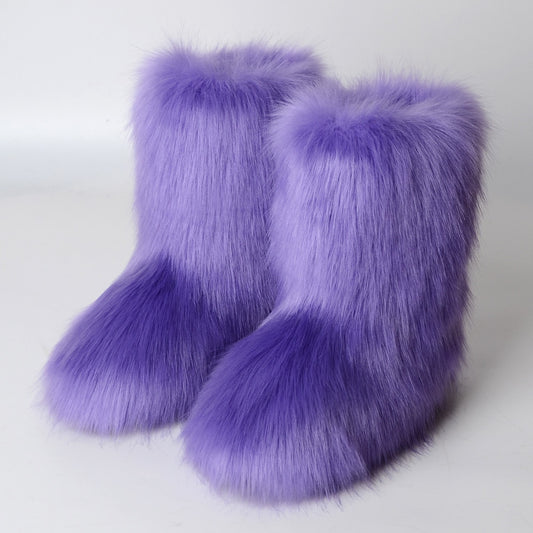 Kawaii Funky Furry Boots