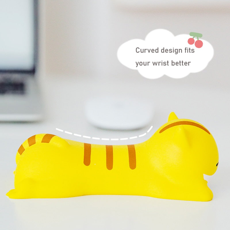 Kawaii Curved Cat Squishy Wrist Rest