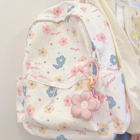 Kawaii Floral Backpack