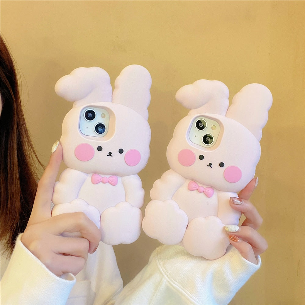 Kawaii Sweet Bunny iPhone Cases