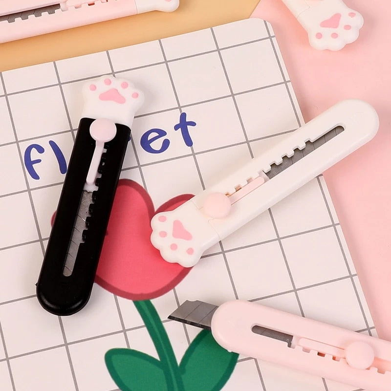 Cute Cat Paw Box Cutters