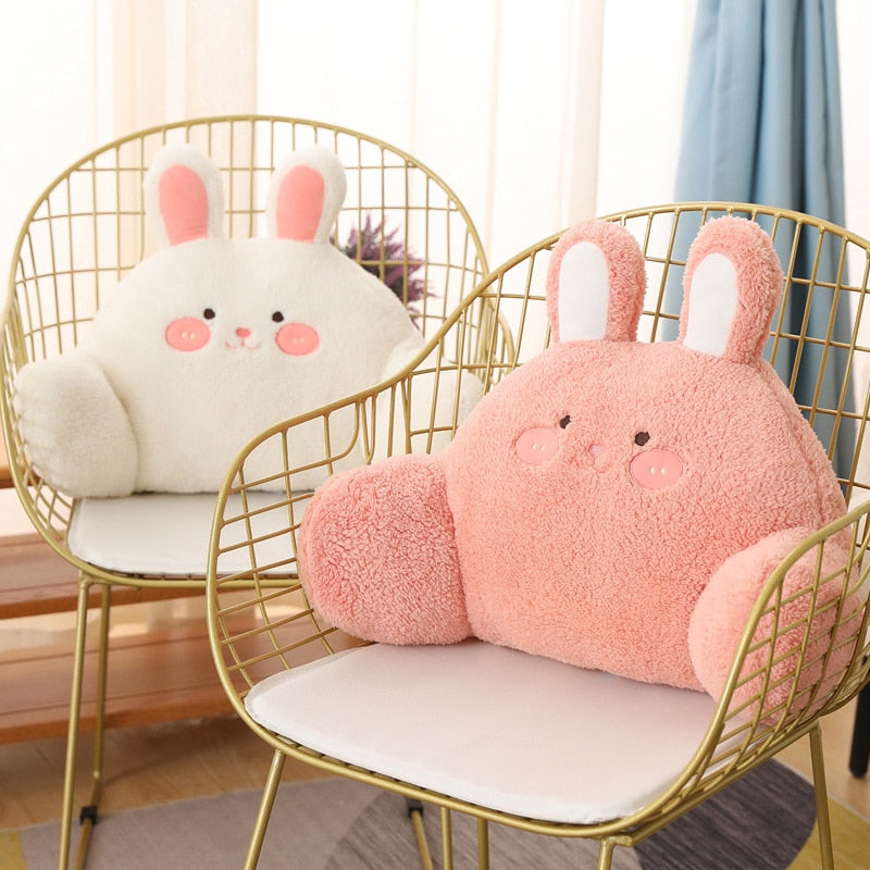Kawaii Pink and White Cushions