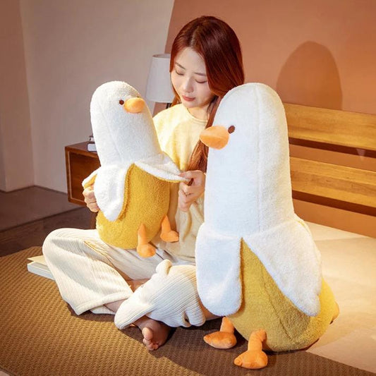 Model With Banana Duck Kawaii Plushies