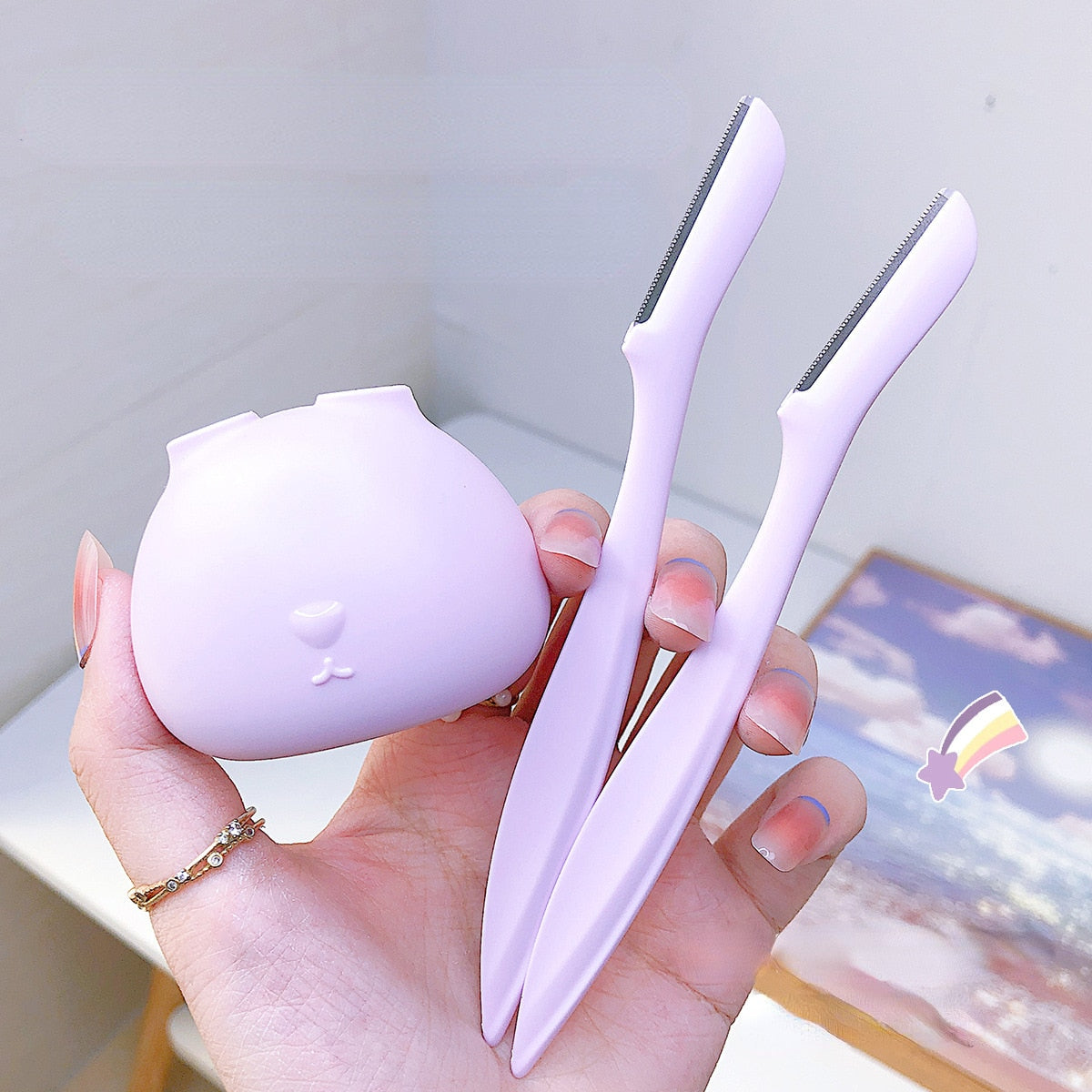 Kawaii Bunny Eyebrow Razors