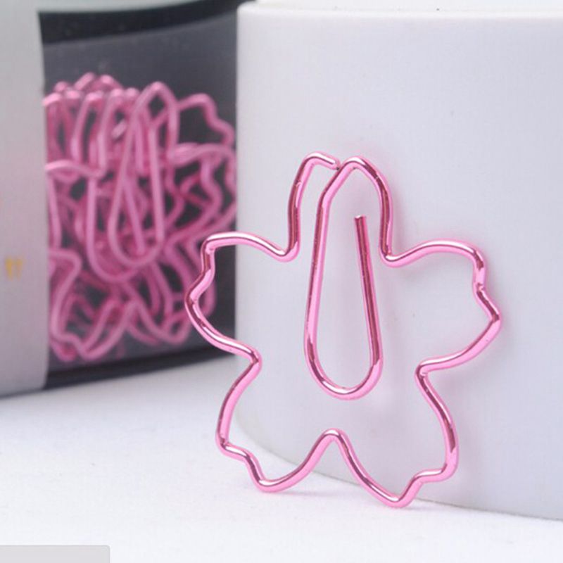 Kawaii Cherry Blossom Paper Clips