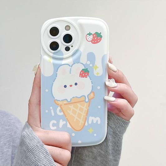 Kawaii Ice Cream Bunny iPhone Case