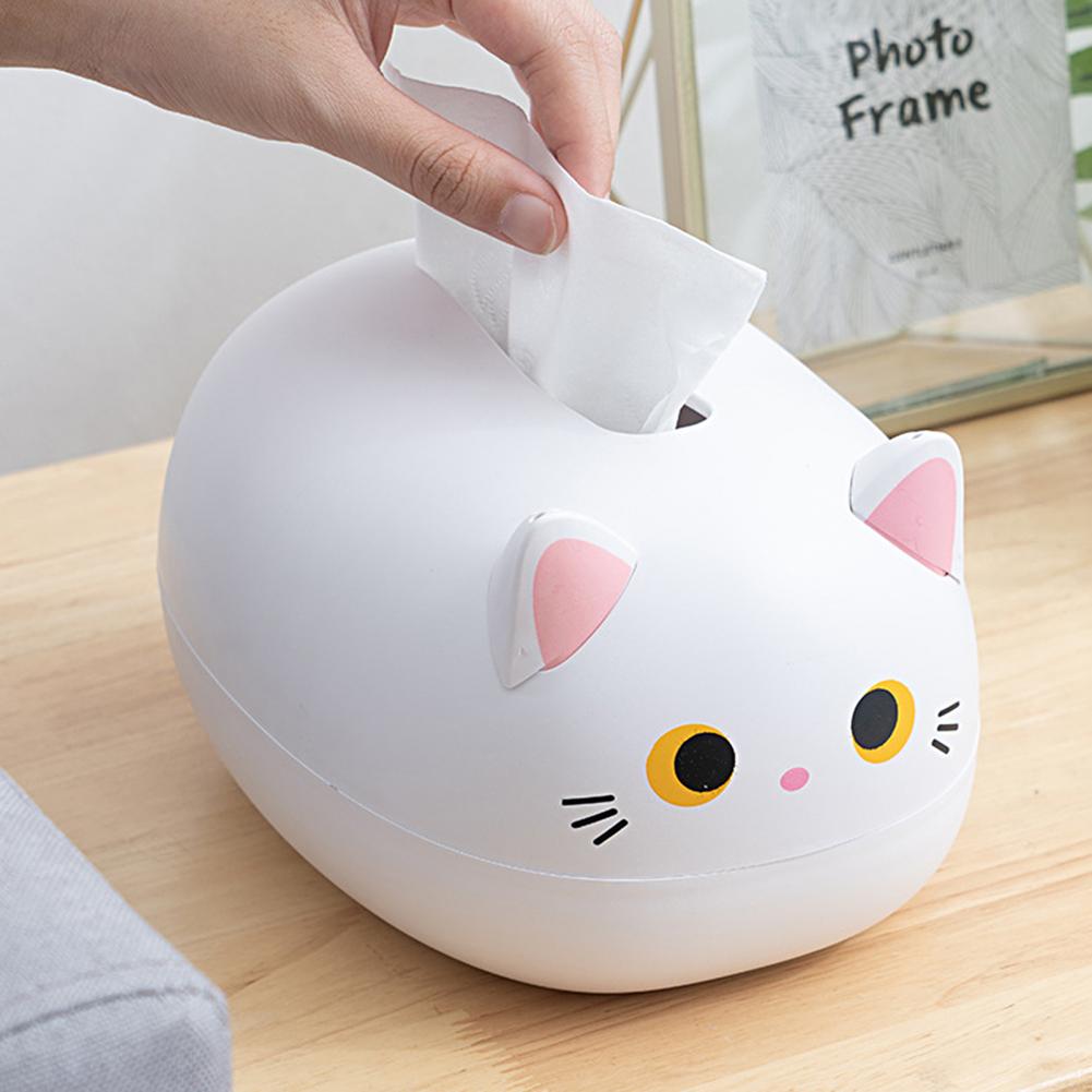 Kawaii Neko Cat Tissue Box