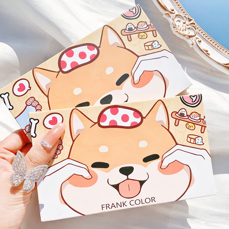 Kawaii Makeup Shiba Inu Eyeshadow Palettes