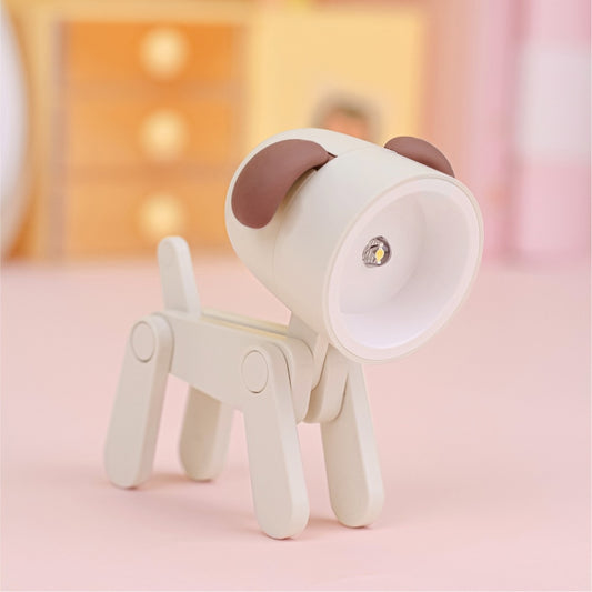 Kawaii White Mini LED Dog Night Light