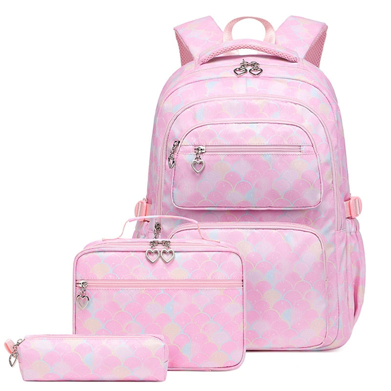 Pink 2024 mermaid backpack