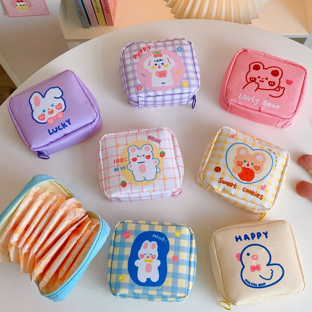 Kawaii Cute Sanitary Napkin Bags