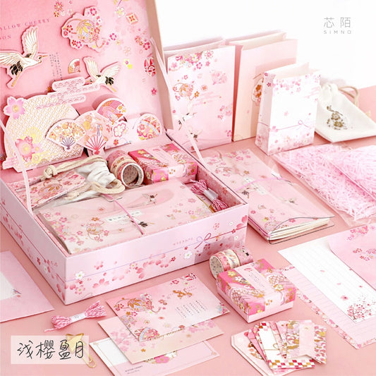 Kawaii Pink Cute Stationery Gift Set