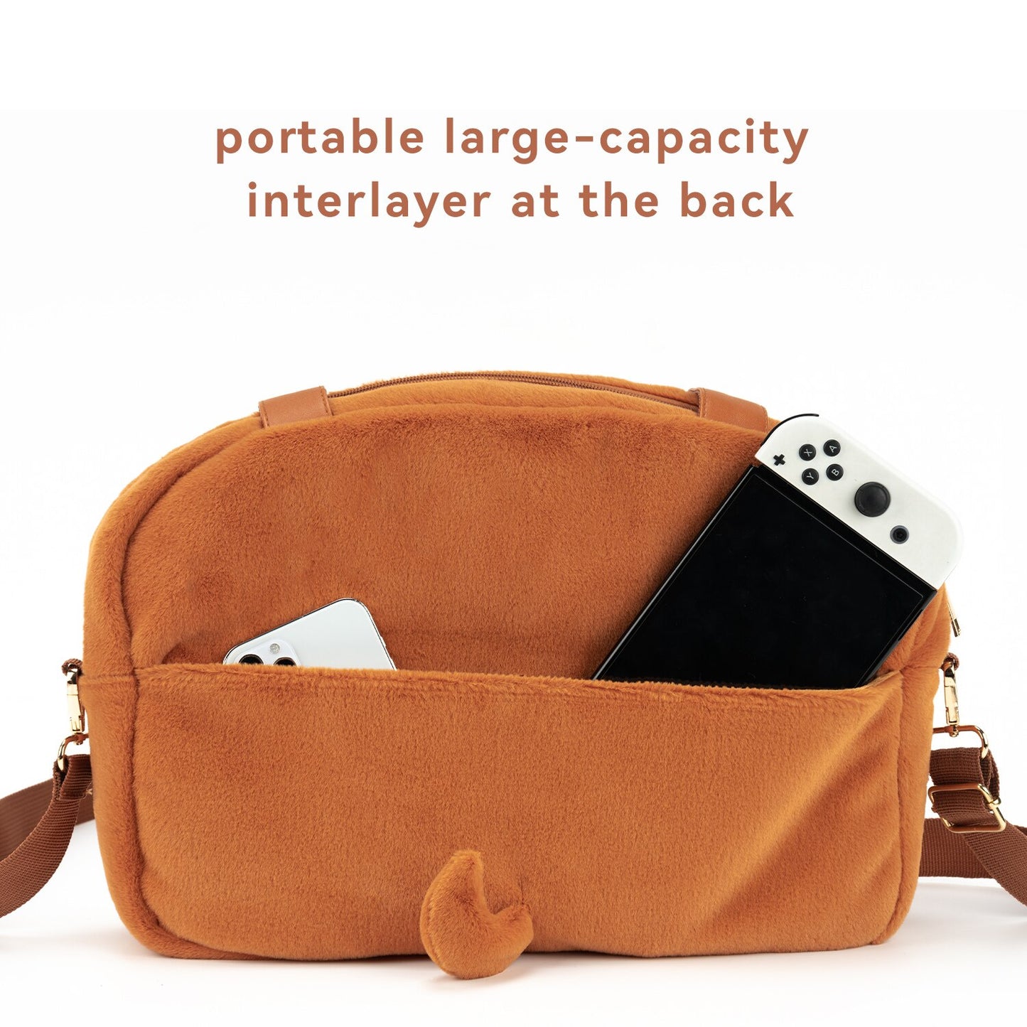 Back View of Kawaii Breakfast Puppy Bag