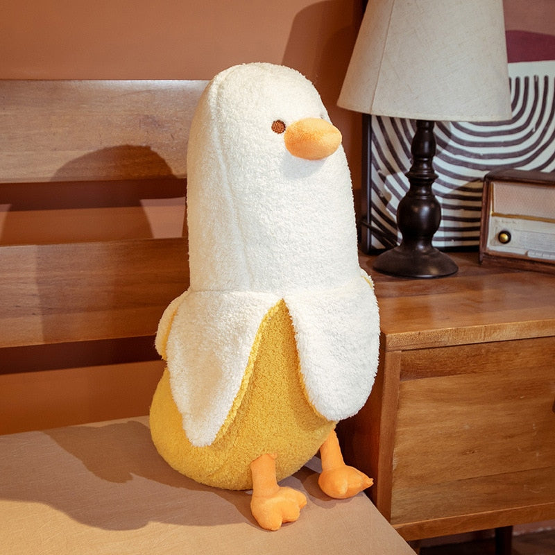 Kawaii Banana Duck Plushie