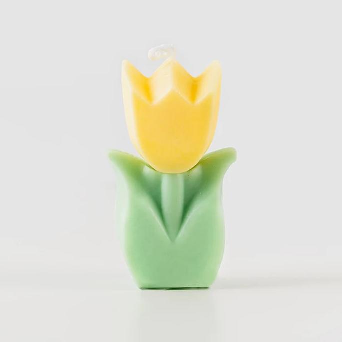 Kawaii Yellow Tulip Aromatherapy Candle