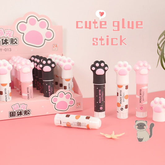 Kawaii Cat Paw Glue Sticks