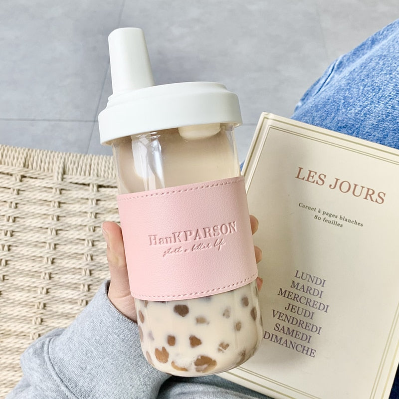 Kawaii Boba Tea Water Bottle