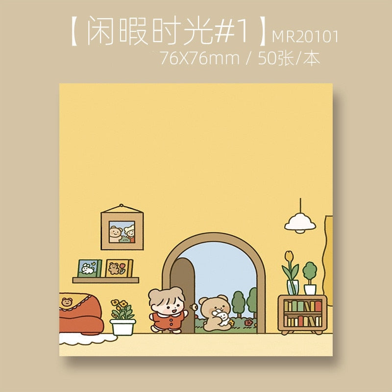 Kawaii Yellow Sticky Notes
