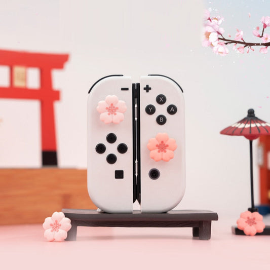Kawaii Cherry Blossom Switch Thumb Grips