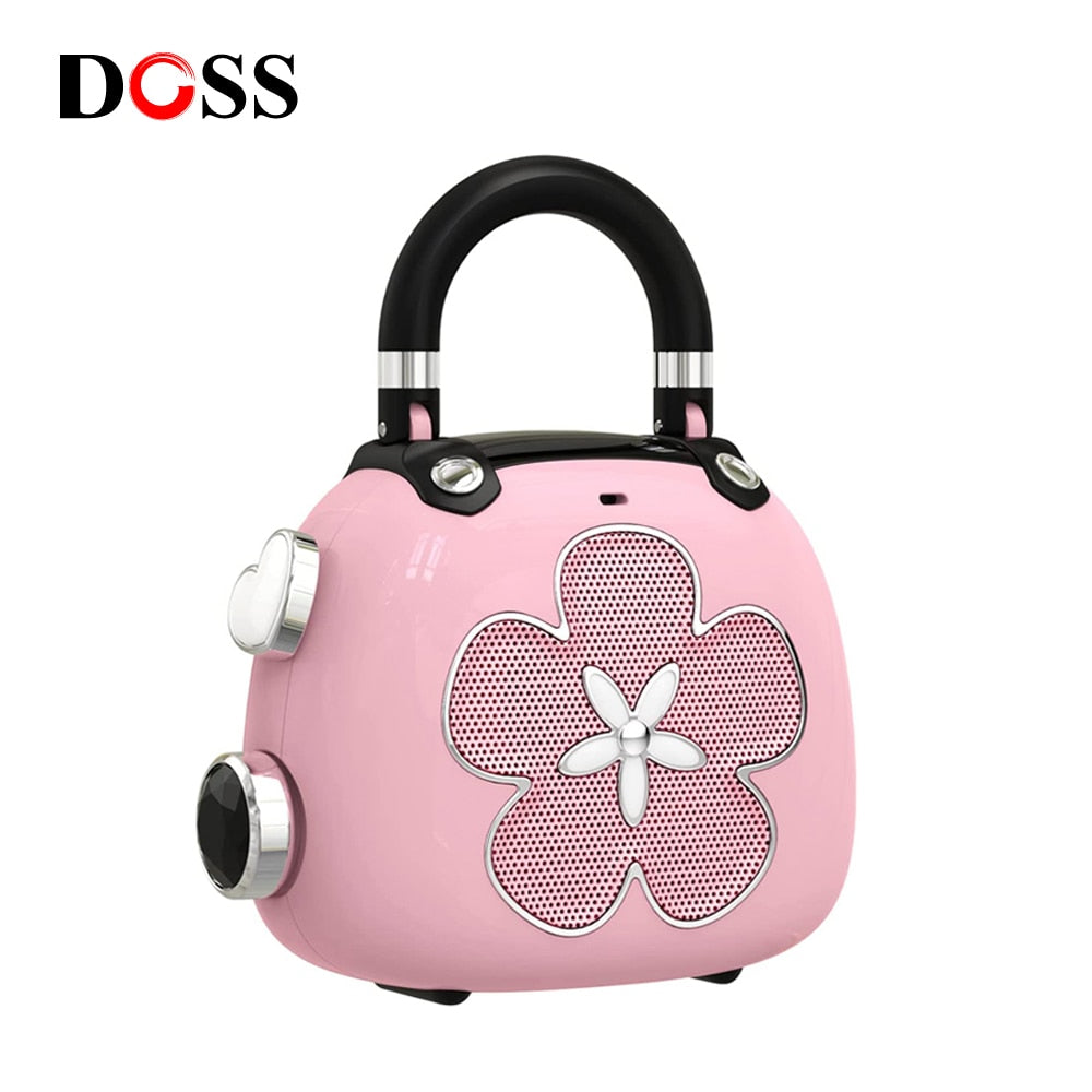 Kawaii Sakura Mini Bluetooth Speaker in Pink