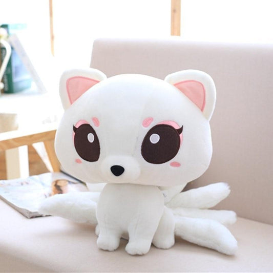 Kawaii White Kitsune Plushie