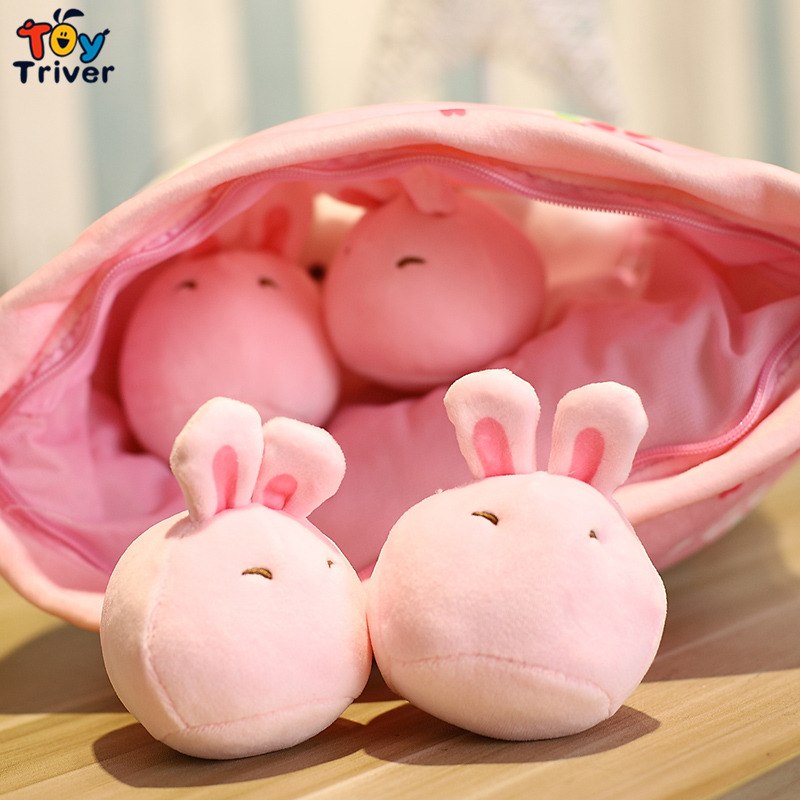 Kawaii Pink Bunny PIllow Plushies
