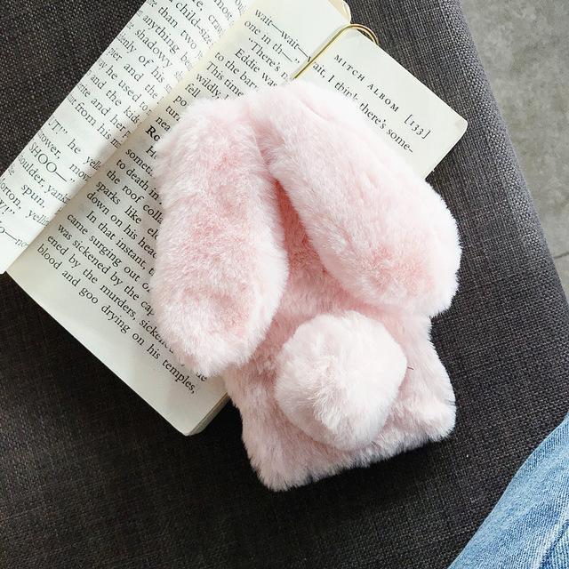Kawaii PInk Bunny Phone Case for iPhone