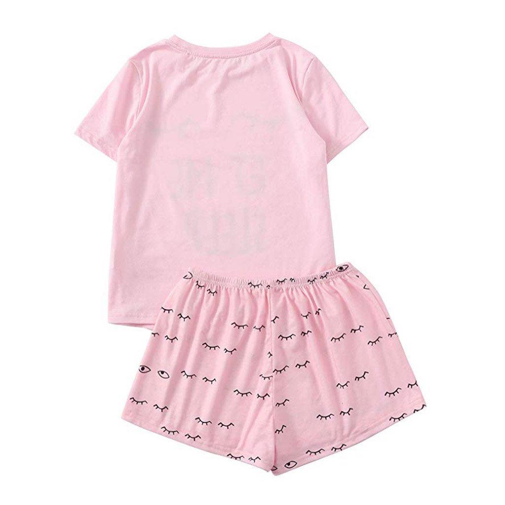 Back View of Kawaii "Let Me Sleep" Pajamas pin Pink