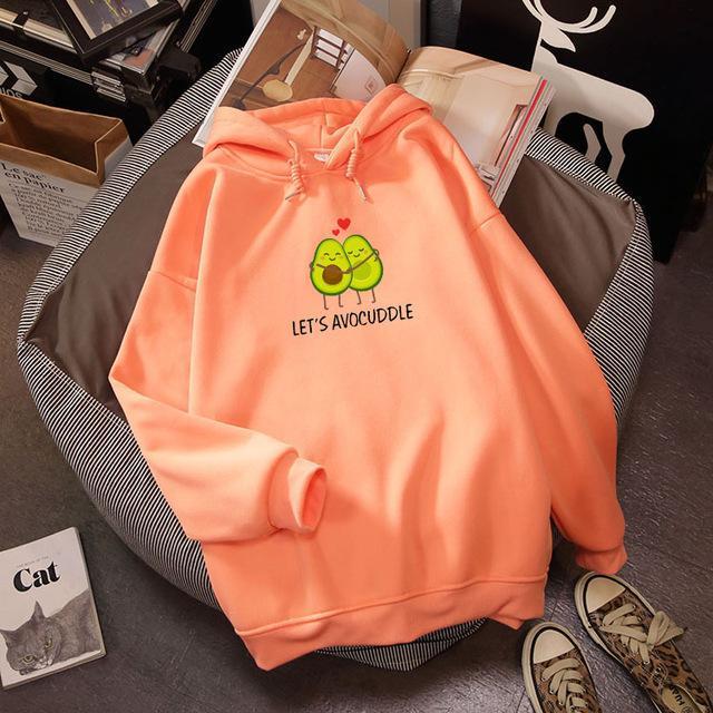 Kawaii Peach "Avocado Love" Hoodie