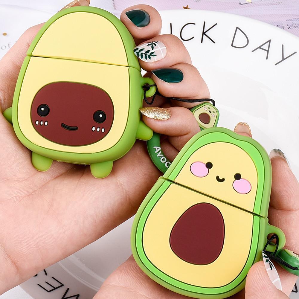 Kawaii Avocado Cases For Apple AirPods