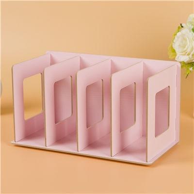Pink Desktop Book Organizer