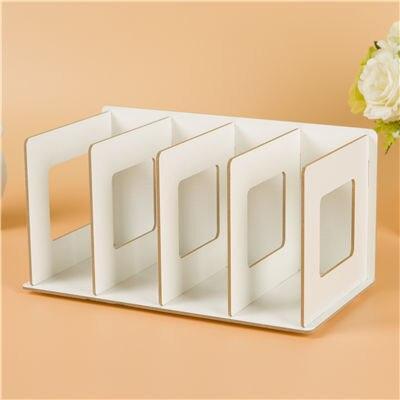 White Desktop Book Organizer