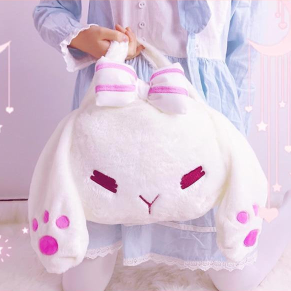 Kawaii Bunny Plushie Backpack