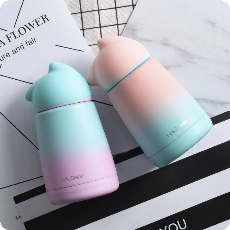 Kawaii Pastel Cat Water Bottles