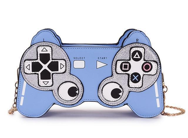 Kawaii Blue Gamer Girl Fashion Shoulder Bag