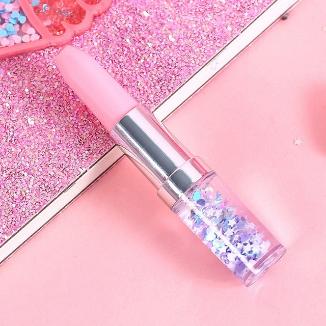 Kawaii Pink Lipstick Glitter Pen